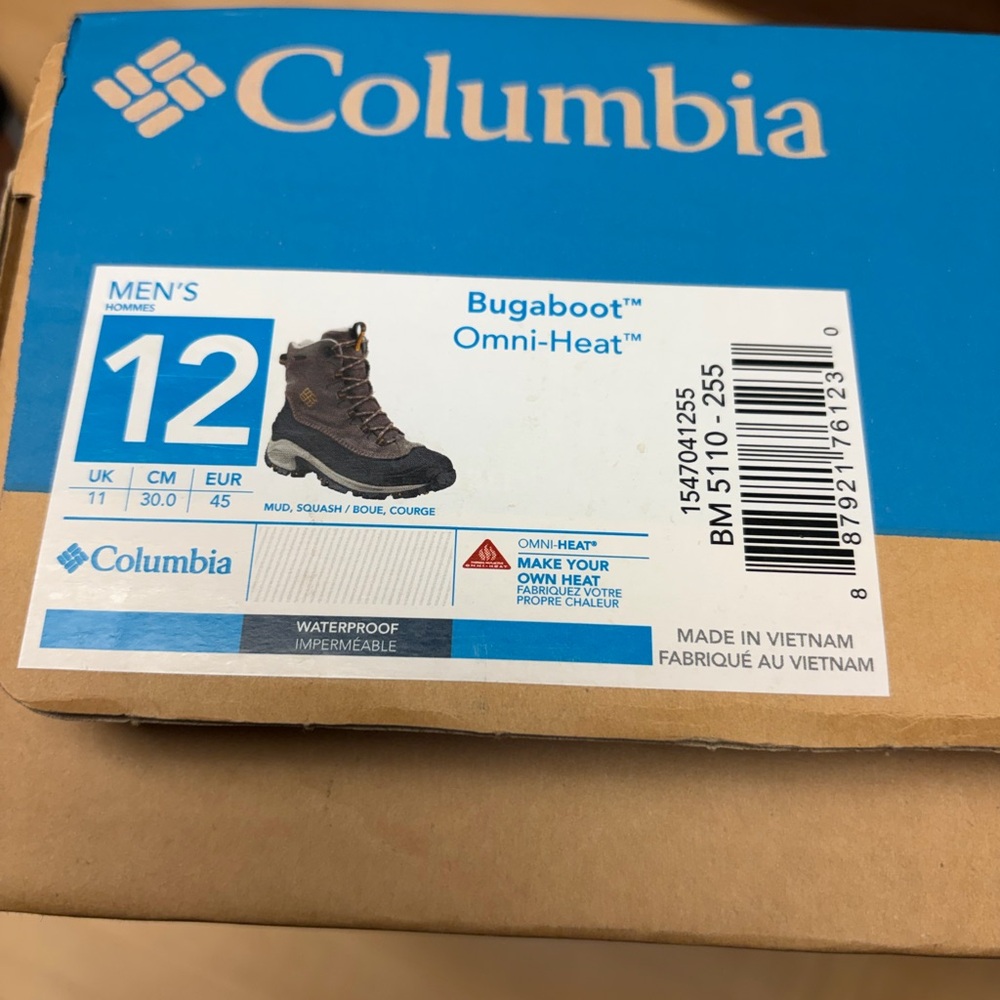 Columbia Men's Bugaboot Omni-Heat Boots - Brown and Black